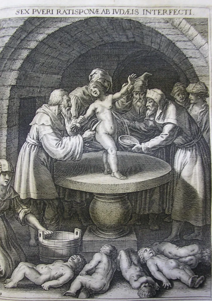 Šestero djece ubijeno u Regensburgu, iz djela Bavaria Sancta: Život i mučeništvo svetih muškaraca i žena (svezak III), Foto: 