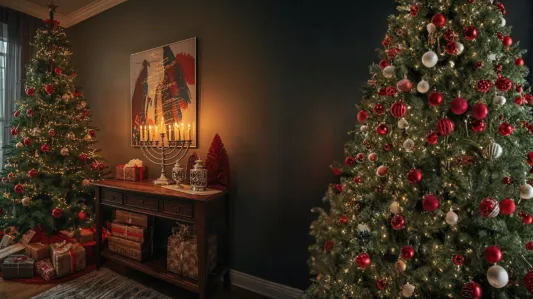 Chrismukkah, zabavni običaj koji spaja Božić i Hanuku, Foto: ŽIDOVSKI FORUM/CANVA AI